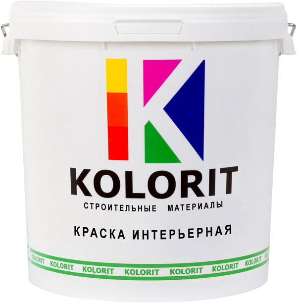 Интерьерная краска для стен и потолков Kolorit, 25 кг